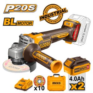 ΓΩΝΙΑΚΌΣ ΤΡΟΧΌΣ ΜΠΑΤΑΡΊΑΣ 115MM 20V LI-ION