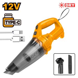 ΣΚΟΎΠΑ ΑΥΤΟΚΙΝΉΤΟΥ ΜΕ ΕΝΣΩΜΑΤΟΜΈΝΗ ΜΠΑΤΑΡΊΑ 12V LI-ION +ΚΑΛΏΔΙΟ USB TYPE-C