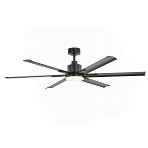 ΑΝΕΜΙΣΤΗΡΑΣ ΟΡΟΦΗΣ DIMMABLE DC45W Φ165 6 ΜΑΥΡΑ ΠΤΕΡΥΓΙΑ ΑΛΟΥΜΙΝΙΟΥ ΜΕ ΤΗΛΕΧΕΙΡΙΣΤΗΡΙΟ ΑΝΑΡΤ: 15ΚΑΙ25ΕΚ