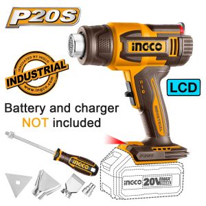 ΠΙΣΤΌΛΙ ΘΕΡΜΟΎ ΑΈΡΑ ΜΠΑΤΑΡΊΑΣ 20V LI-ION ΜΕ LCD ΟΘΌΝΗ SOLO