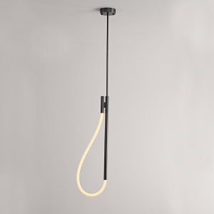 ΚΡΕΜΑΣΤΟ Φ/Σ LED 12W 3000K 536LM MALPO ΜΕΤΑΛΛΙΚΟ + ΣΙΛΙΚΟΝΗ IP20 L18.5*H150