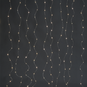 400 LED ΛΑΜΠΑΚ ΚΟΥΡΤΙΝΑ ΘΕΡΜΟ ΛΕΥΚ ΑΣΗΜΙ ΚΑΛΩΔΙΟ ΧΑΛΚΟΥΚΑΙUSB ΑΝΤΑΠΤ+ΤΗΛΕΚΟΝΤΡΟΛ 20LEDx20ΣΕΙΡ 2x2m+3m