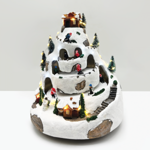 LED ΔΙΑΚ/ΚΟ ΧΩΡΙΟ WW-ΜΩΒ+ΚΙΝΗΣΗ ΣΚΙ+ΜΟΥΣΙΚΗ 4.5V (ΑΝΤΑΠ) 21Χ21Χ25CM