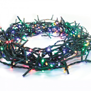 100LED ΛΑΜΠ ΣΕ ΣΕΙΡΑ 5cm ΠΟΛΥΧΡΩΜΑ ΑΝΤΑΠΤ 31VDCΚΑΙΕΠΕΚΤ MAX 6ΣΕΤ IP44 3m ΠΡΑΣ ΚΑΛΩΔ