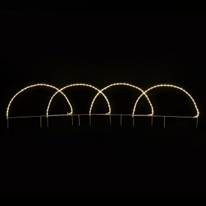 4 ARCH 124 LED 5,2m ΜΟΝΟΚ. ΦΩΤ. ΘΕΡΜΟ ΛΕΥΚΟ FLASH IP44, 86*57cm 3m ΚΑΛ.