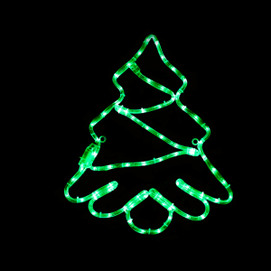 TREE 72 LED ΣΧΕΔΙΟ 3m ΜΟΝΟΚΑΝΑΛ ΦΩΤΟΣΩΛ GREEN IP44 44x51cm 1.5m ΚΑΛΩΔ
