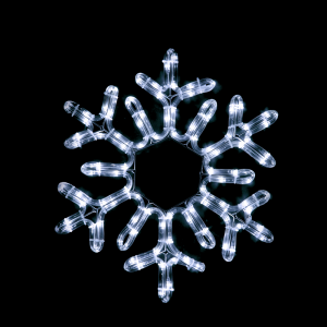 SNOWFLAKE 96 LED ΣΧΕΔΙΟ 4m ΜΟΝΟΚΑΝΑΛ ΦΩΤΟΣΩΛ ΨΥΧΡΟ ΛΕΥΚΟ IP44 38cm 1.5m ΚΑΛΩΔ