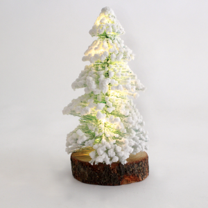 PINE TREE TABLE 10 MINI LED WW Λ/ΚΙΑ ΜΠ/ΡΙΕΣ (3AAA) IP20 10.5X10.5X26CM