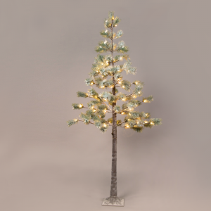 SNOW PINE TREE 128 WW LED ΛΑΜΠΑΚ.ΑΝΤΑΠΤ.(24VDC) IP44 26X26X240CM 3M KΑΦΕ ΚΑΛ. ΤΡΟΦ.