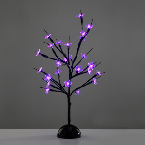 TABLE TREE 25 LED ΣΧΕΔΙΟ ΛΑΜΠΑΚ ΜΕ ΜΠΑΤΑΡΙΑ 3xAA ΜΩΒ IP20 10x10x45cm