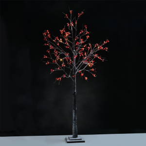 SNOW RED BERRY TREE 96 WW LED ΛΑΜΠΑΚ.ΑΝΤΑΠΤ.(24VDC) IP44 24X24X180CM 3M KΑΦΕ ΚΑΛ. ΤΡΟΦ.