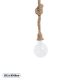 ROPE Boho Κρεμαστό Φωτιστικό Οροφής με Ντουί 1 x E27 AC 220-240V IP20 - Μπεζ - Μ3.5 x Π3.5 x Υ200cm