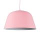 UPVALE Μοντέρνο Κρεμαστό Φωτιστικό Οροφής με Ντουί 1 x E27 AC 220-240V IP20 - Ροζ : Λευκό - Μ40 x Π40 x Υ24cm