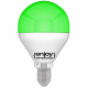 ΛΑΜΠΑ LED ΣΦΑΙΡΙΚΗ Ε14 1.8W ΠΡΑΣΙΝΟ