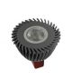 LED ΙΣΧΥΟΣ MR16 1 LED 3W 12VAC/DC 30' ΠΡΑΣΙΝΗ