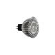 LED ΛΑΜΠΑ ΙΣΧΥΟΣ MR16 ΑΛΟΥΜ 5W 12VAC/DC ΝΤΙΜ.ΕΝ.ΦΑΚΟ 8° ΨΥΧΡΟ