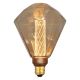 ΛΑΜΠΑ LED ΔΙΑΜΑΝΤΙ G125 3,5W Ε27 2000K 220-240V GOLD GLASS DIMMABLE