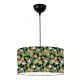 ΦΩΤΙΣΤΙΚΟ ΟΡΟΦΗΣ ALAMEA MEGAPAP E27 ΥΦΑΣΜΑΤΙΝΟ ΜΟΝΟΦΩΤΟ ΠΟΛΥΧΡΩΜΟ FLORAL Φ38X70ΕΚ.