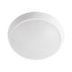 LED ΠΛΑΦΟΝΙΕΡΑ PC ΣΤΡΟΓΓΥΛΗ Φ213mm 9W 4000K IP65 ΛΕΥΚH