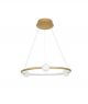 CELIA DIMMABLE SATIN GOLD ALUMINIUM OPAL GLASS LED 36 WATT 230 VOLT 2036LM 3000K IP20 D: 64 W: 64 H: 120 CM