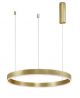 MOTIF BRASS GOLD ALUMINIUM & ACRYLIC LED 55 WATT 230 VOLT 3800LM 3000K IP20 D: 100 H: 150 CM
