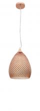 BOHO ROSE GOLD GLASS & METAL E27 1X40 WATT 230 VOLT IP20 BULB EXCLUDED D: 24 H1: 35 H2:120 CM