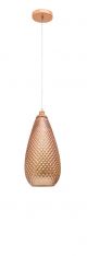 BOHO ROSE GOLD GLASS & METAL E27 1X40 WATT 230 VOLT IP20 BULB EXCLUDED D: 18 H1: 40 H2:120 CM
