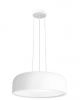 PERLETO METAL & ACRYLIC DIFFUSER MATT WHITE OUTSIDE LED E27 3X10W IP20 BULB EXCLUDED  D: 48 H: 133 CM