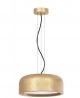 PERLETO METAL & ACRYLIC DIFFUSER GOLD LEAF OUTSIDE MATT WHITE INSIDE LED E27 2X10 WATT 230 VOLT IP20 BULB EXCLUDED D: 35 H1: 15 