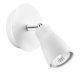 CONO WHITE ALUMINIUM GU10 1X50 WATT 230 VOLT IP20 BULB EXCLUDED D: 8 W: 13.5 H: 15.7 CM