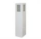 ΚΟλώνα 7275 Αλουμινίου Τετράγωνη 15x15cm h:65cm Ε27 Λευκή