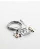  WHITE ALUMINIUM SUSPENSION KIT 2M WIRE PENGING FITTING SUITABLE FOR 4 WIRES TRACK RAIL