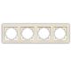 Πλαίσιο Τετραπλό Μπέζ