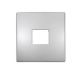 Πλακίδιο Πρίζας Τηλεφώνου RJ11 Ασημί