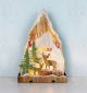 PLYWOOD CHRISTMAS TREE» 8 LED WW Λ/ΚΙΑ ΜΠ/ΡΙΕΣ (2AA) IP20 14.3X5.5X21.5CM