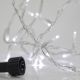 ΣΕΙΡΑ 100 LED 3mm ΔΙΑΦΑΝΟ ΚΑΛΩΔΙΟ ΛΕΥΚΟ
