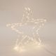 ΑΚΡΥΛΙΚΟ ΑΣΤΕΡΙ, 3,5V ΜΕΤΑΣΧΗΜΑΤΙΣΤΗ, 100 ΘΕΡΜΑ ΛΕΥΚΑ LED, ΠΡΟΕΚΤΑΣΗ ΠΑΡΟΧΗΣ 5M, 36X7X36CM, IP44