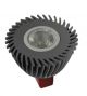 LED ΙΣΧΥΟΣ MR16 1 LED 3W 12VAC/DC 30 ΜΠΛΕ
