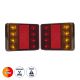 TAILIGHT Πίσω Φανάρι Οχημάτων LED 9W 450lm 140° DC 12V Αδιάβροχο IP65 Πορτοκαλί : Κόκκινο : Ψυχρό Λευκό 6000K - Μ12 x Π9.5 x Υ2cm - Πακέτο 2 Τεμαχίων - 1 Χρόνο Εγγύηση