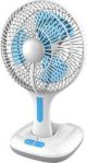 Ανεμιστήρας Επιτραπέζιος Επαναφορτιζόμενος 5w 15cm Μπλέ