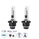 D4S/D4R Λάμπες Αυτοκινήτου HID Xenon Super Vision High Brightness +60% E1 ECER37 360° DC 12-24V IP20 Μ4 x Π5 x Υ8cm 6000K- Σετ 2 Τεμαχίων