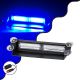 PRO Series Μπάρα Σήμανσης με Βεντούζες για Παρμπρίζ Οχήματος Αστυνομίας για Αυτοκίνητα : Φορτηγά 13 Προγραμμάτων Φωτισμού STROBE LED CREE CXB COB 18W DC 10-30V IP20 Μπλε