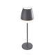 LED SMD TABLE BATTERY LUMINAIRE 2W 150LM 38° 3.000K DARK GREY CRI80 IP54