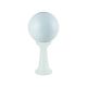 PLASTIC FLOOR GARDEN WHITE LUMINAIRE 41CM Φ200 E27 IP44