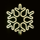 SNOWFLAKE 300 NEON LED 3m NEON DOUBLE SMD ΦΩΤ., WW ΣΤΑΘ., IP44, 40X40CM, 1.5m ΚΑΛ.
