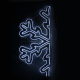 HALF SNOWFLAKE, 684 LED ΕΠΙΣΤΗΛΟ ΣΧΕΔ. 19m ΜΟΝΟΚ. ΦΩΤΟΣ., CW ΣΤΑΘ., IP44, 100x240CM, 1.5m ΤΡΟΦ.