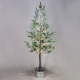 SNOW FLOWER TREE WITH RED CHERRYΚΑΙPOT 288WW LED ΛΑΜΠΑΚ ΑΝΤΑΠ(4,5V)IP44 ΥΨ.160CM O20CM 3MΚΑΛΩΔ ΤΡΟΦ